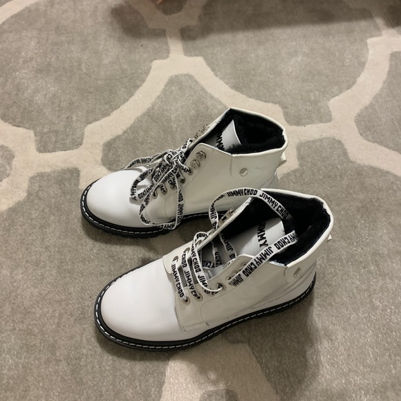 JIMMY CHOO fur-lined boots - Picture 1 of 8